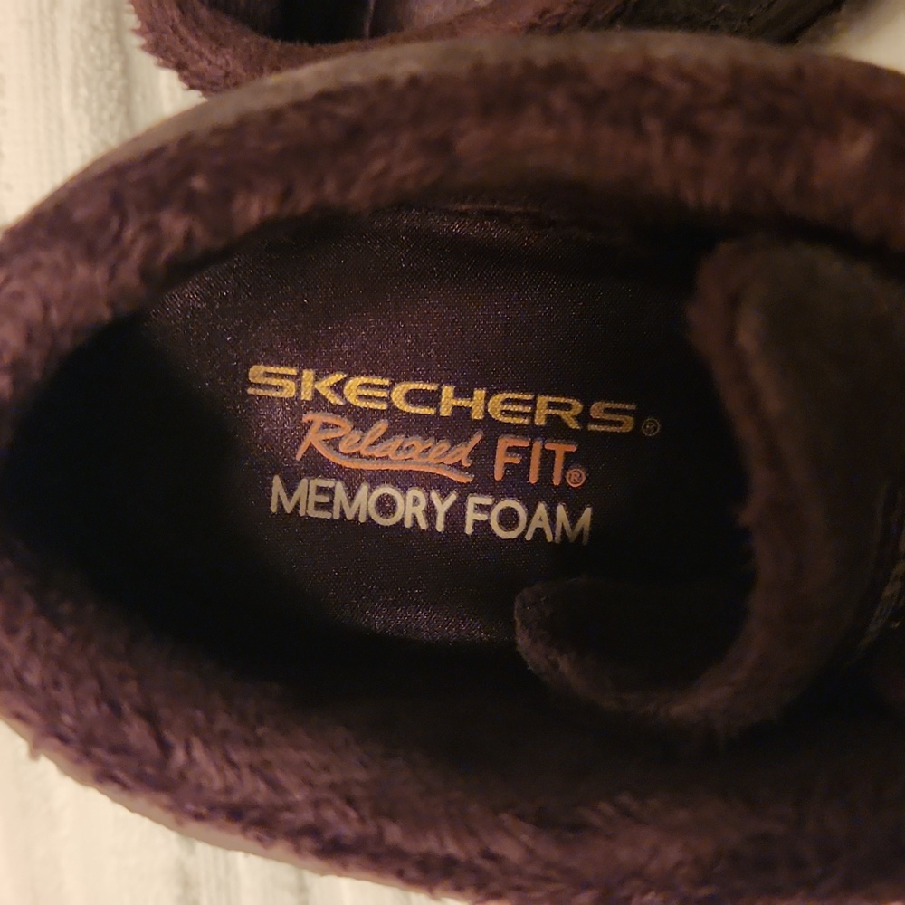 Sketchers Bikers Totem Pole chocolate brown leather chukka boots. Worn once - Picture 2 of 8